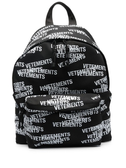 Vetements: Чёрный рюкзак 