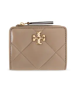 Tory Burch: Бежевый кошелёк 