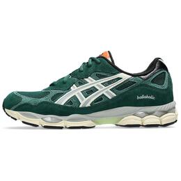 Asics: Зелёные кроссовки  Gel