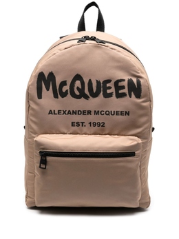 Alexander McQueen: Бежевый рюкзак 