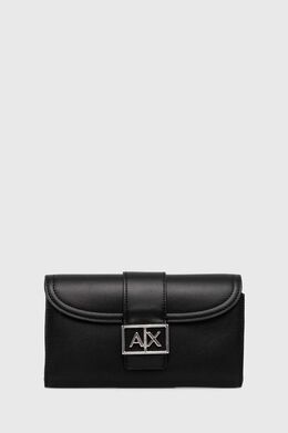 Armani Exchange: Чёрный кошелёк 