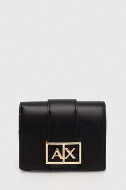 Armani Exchange: Чёрный кошелёк 