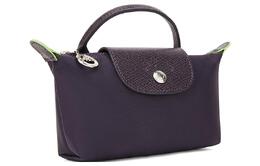 Longchamp: Фиолетовая сумка 