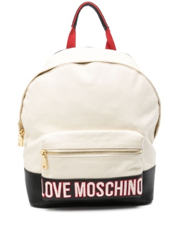 LOVE MOSCHINO: Бежевый рюкзак 