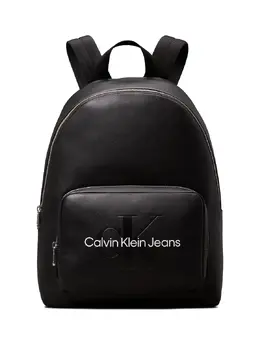 Calvin Klein: Чёрный рюкзак  Campus