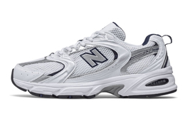 New Balance: Белые кроссовки  530