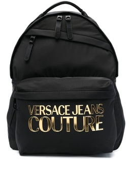 Versace Jeans Couture: Чёрный рюкзак 