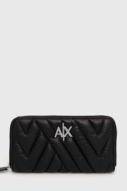 Armani Exchange: Чёрный кошелёк 