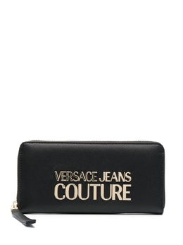 Versace Jeans Couture: Чёрный кошелёк 