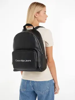 Calvin Klein: Чёрный рюкзак  Campus