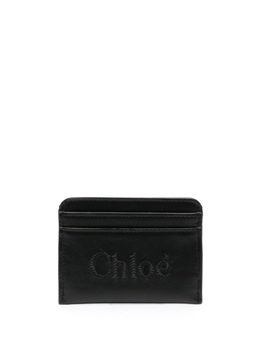 Chloé: Чёрный картхолдер 