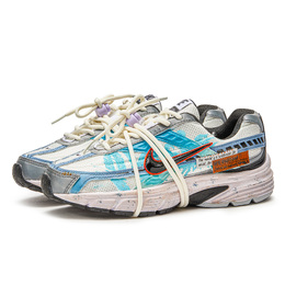 Nike: Синие кроссовки 