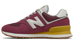 New Balance: Бордовые кроссовки  574