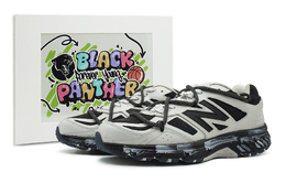 New Balance: Серые кроссовки 
