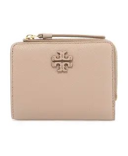 Tory Burch: Серый кошелёк 