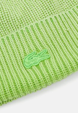 Lacoste: Зелёная шапка 