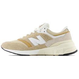 New Balance: Бежевые кроссовки 