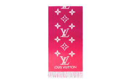 Louis Vuitton: Розовый шарф 