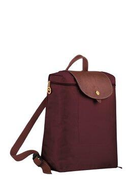 Longchamp: Красный рюкзак  Le Pliage Original