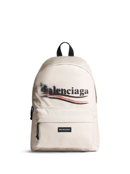 Balenciaga: Белый рюкзак  Explorer