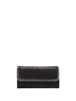 Stella McCartney: Чёрный кошелёк  Falabella