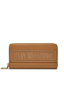 LOVE MOSCHINO: Коричневый кошелёк 