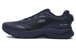 Fila: Чёрные кроссовки 