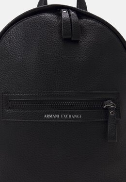 Armani Exchange: Чёрный рюкзак 