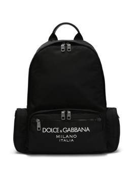 Dolce & Gabbana: Чёрный рюкзак 