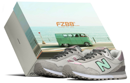 New Balance: Серые кроссовки  515