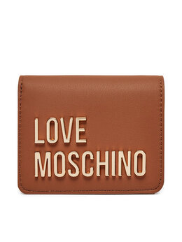 LOVE MOSCHINO: Коричневый кошелёк 