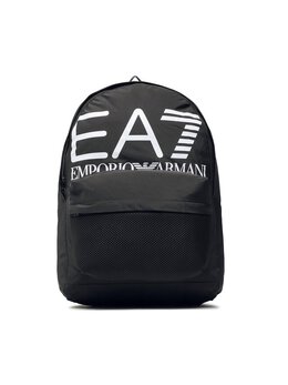 EA7 Emporio Armani: Чёрный рюкзак 