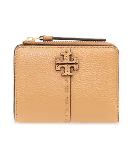 Tory Burch: Коричневый кошелёк 