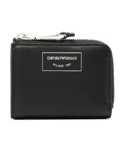 Emporio Armani: Чёрный кошелёк 