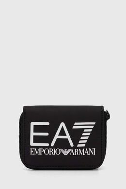 EA7 Emporio Armani: Чёрный кошелёк 