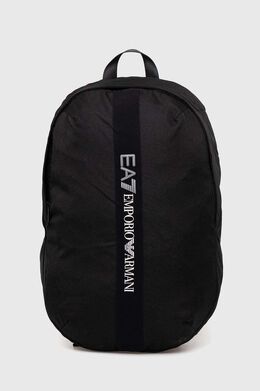 EA7 Emporio Armani: Чёрный рюкзак 