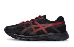 Asics: Чёрные кроссовки  Gel-Contend
