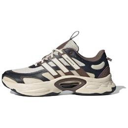 Adidas: Коричневые кроссовки 