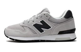 New Balance: Серые кроссовки 