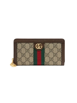 Gucci: Бежевый кошелёк  Ophidia