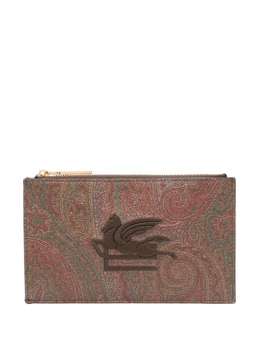 Etro: Коричневый кошелёк 