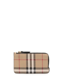 Burberry: Бежевый кошелёк  Vintage Check