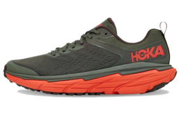 Hoka One One: Зелёные кроссовки 