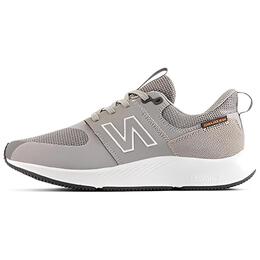 New Balance: Серые кроссовки 