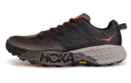 Hoka One One: Чёрные кроссовки 