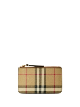 Burberry: Кошелёк  Vintage Check с принтом