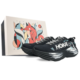 Hoka One One: Чёрные кроссовки 