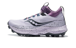 Saucony: Фиолетовые кроссовки  Peregrine