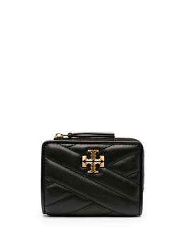 Tory Burch: Чёрный кошелёк  Kira Chevron