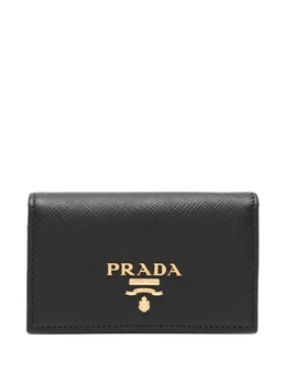 Prada: Чёрный картхолдер 